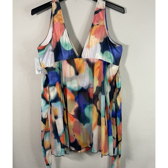 Swim by Cacique No Wire Swimsuit one piece Multicolor Summer NWT Size 24 - Picture 2 of 9